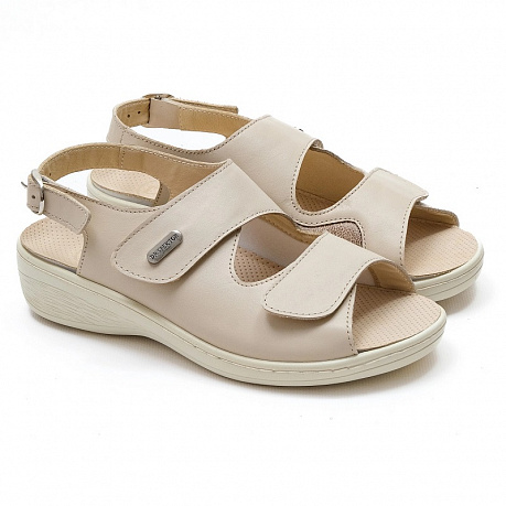 Сандалии Dr. Spektor женские 2302-4DS-8 кремовые. Изображение 2 из 4