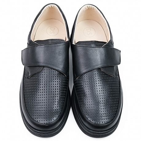 Полуботинки Dr. Spektor мужские К1955-К/Перф черные. Изображение 2 из 7